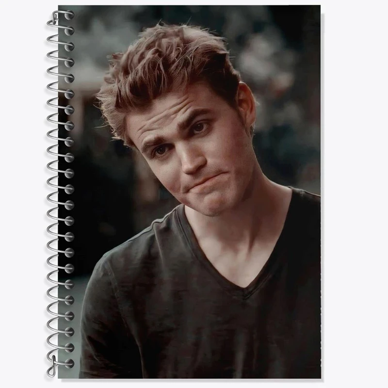 دفتر لغت 50 برگ خندالو مدل استفان سالواتوره خاطرات یک خون آشام The Vampire Diaries کد 20272