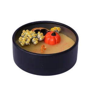 شمع دست ساز مدل کدوتنبل