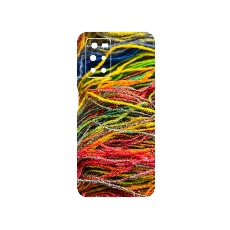 برچسب پوششی ماهوت مدل Fabric Texture 9 مناسب برای گوشی موبایل شیائومی Redmi Note 11 4G