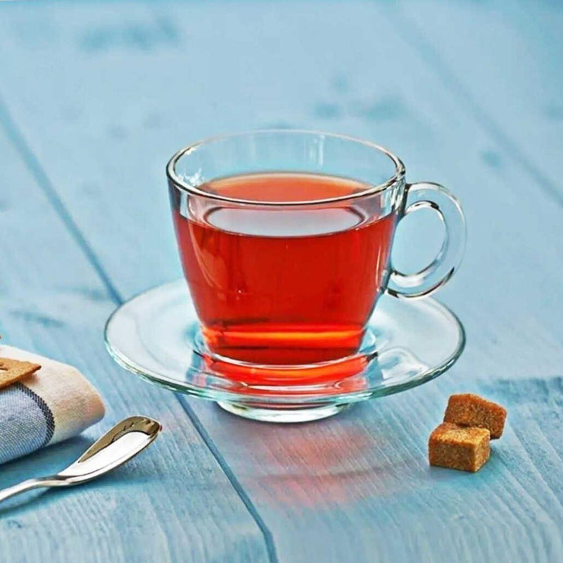 ست فنجان و نعلبکی 6 نفره پاشا باغچه مدل آکوا کد 95040