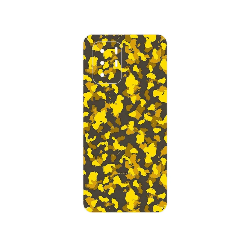 برچسب پوششی ماهوت مدل Yellow Infantry Army مناسب برای گوشی موبایل شیائومی Redmi Note 10 Pro (China)