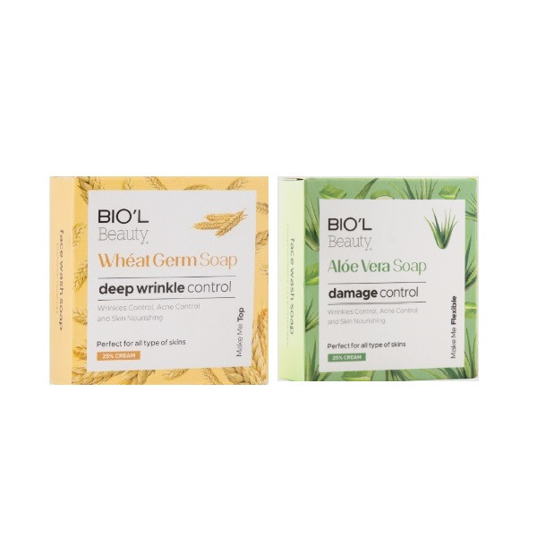 صابون شستشو بیول مدل aloevera-wheatgerm وزن 100 گرم بسته 2 عددی صابون شستشو بیول مدل aloevera-wheatgerm وزن 100 گرم بسته 2 عددی