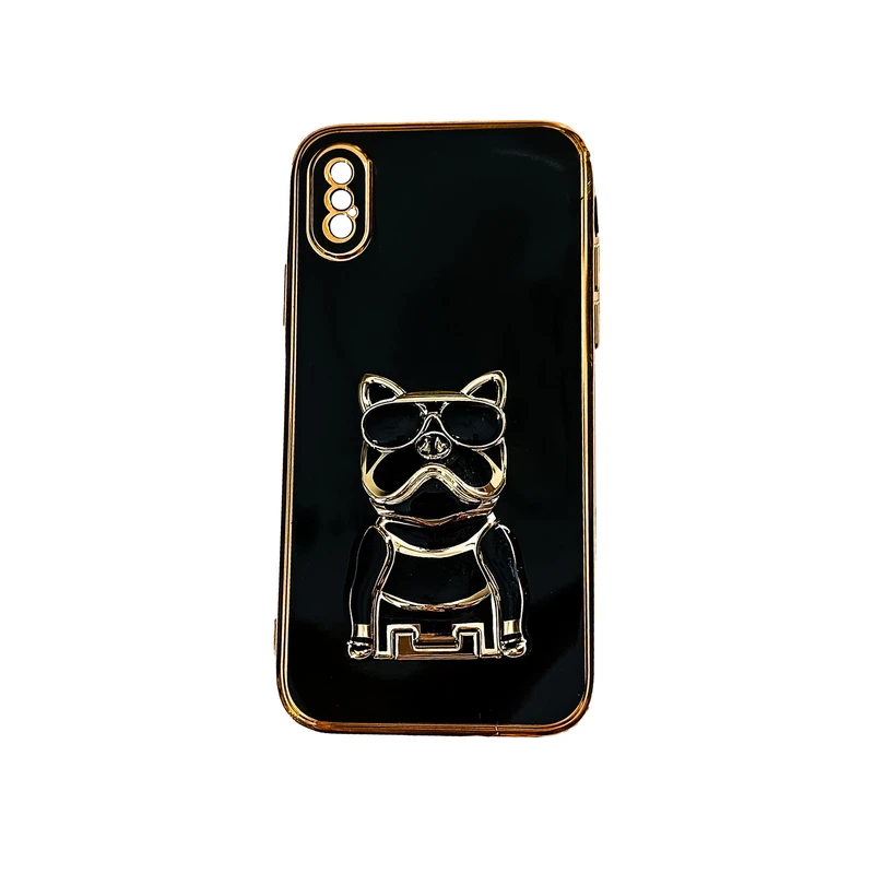 کاور مدل استندی طرح بولداگ مناسب برای گوشی موبایل اپل iPhone X / XS