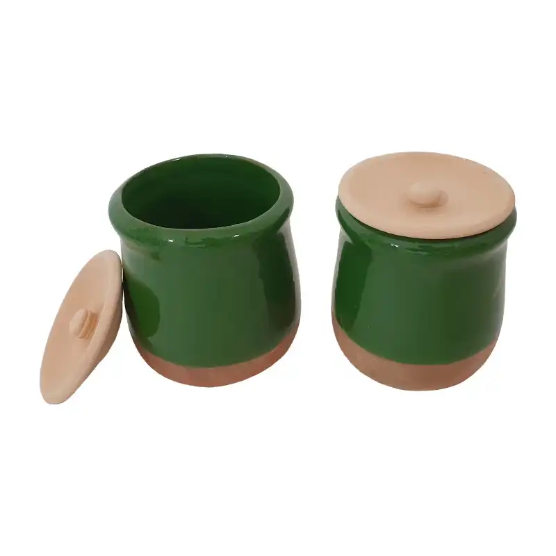 ظرف دیزی سفالی مدل یک نفره بسته 6 عددی