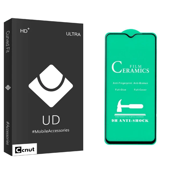 محافظ صفحه نمایش سرامیکی کوکونات مدل UD Black مناسب برای گوشی موبایل شیائومی Redmi Note 8 Pro