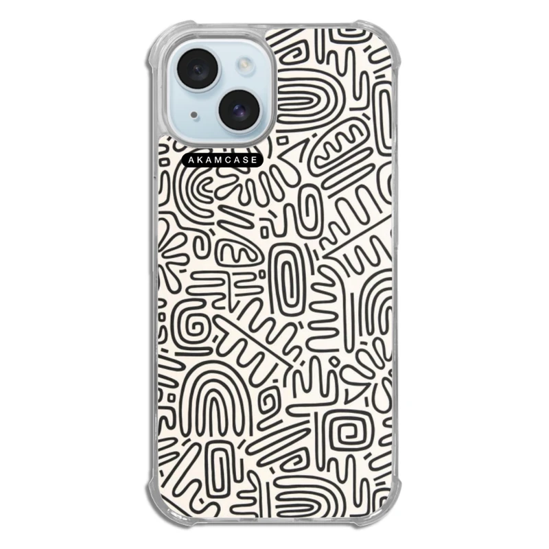 کاور آکام مدل AMC-WTA15-DOODLE10 مناسب برای گوشی موبایل اپل iPhone 15