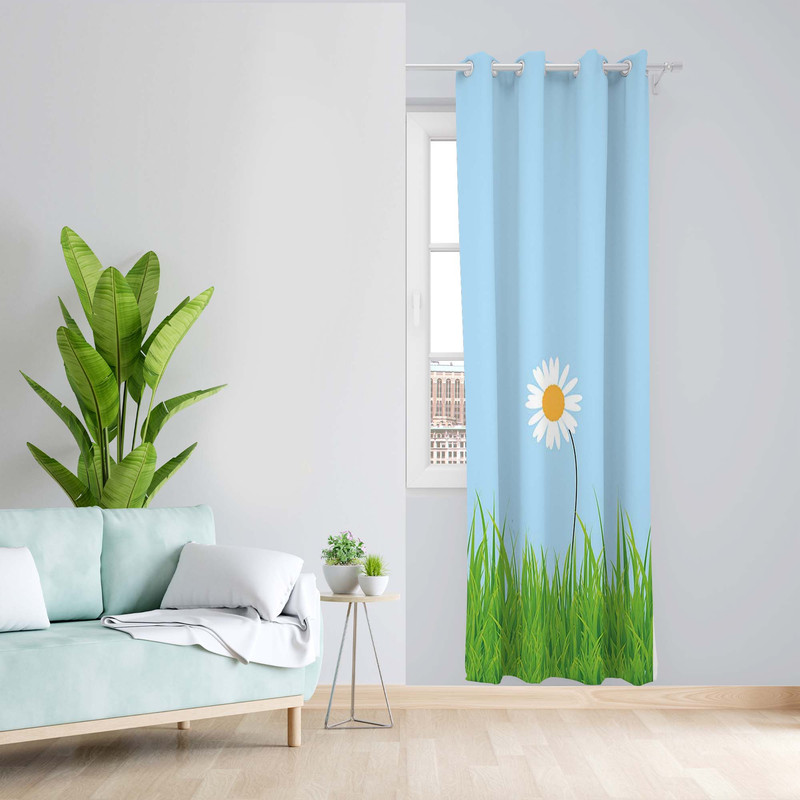 پرده طرح کودک مدل مخمل پانچی کد 1588 z سایز 140x200 سانتی متر