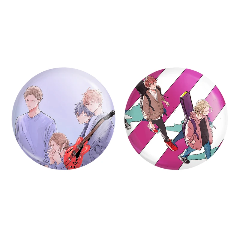 مگنت خندالو طرح مافویو و ریتسوکا و یاهیکو و هاروکی انیمه گیون کد 1308613088 مجموعه 2 عددی