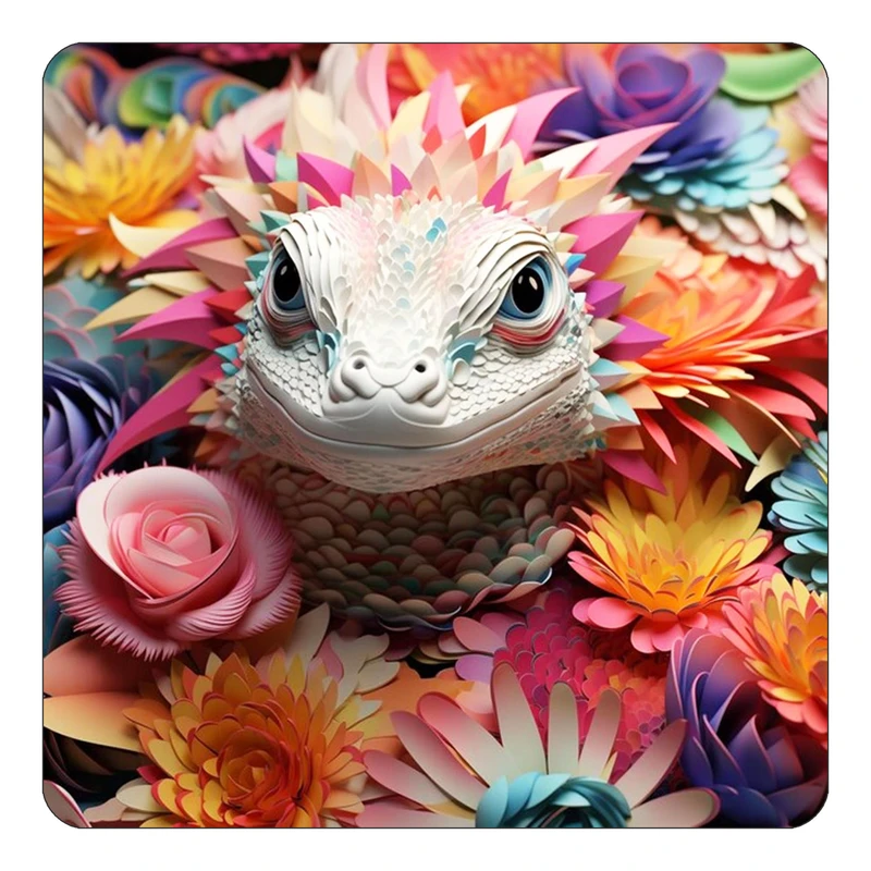 مگنت کاکتی طرح حیوانات رنگی مدل mp26490