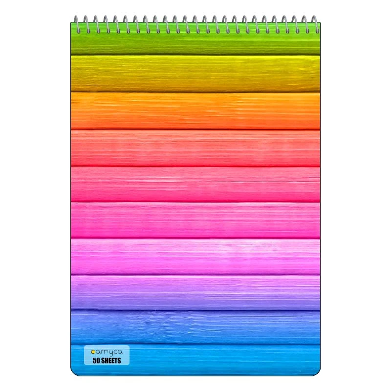 دفتر نقاشی 50 برگ سیمی کارنیکا طرح آبرنگ Water color کد 90167