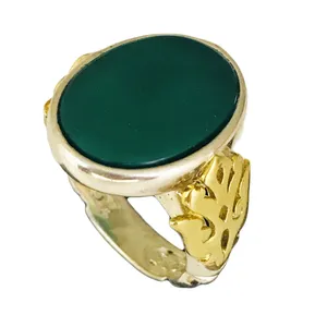 انگشتر نقره مردانه مدل دستساز صفوی مزین به عقیق