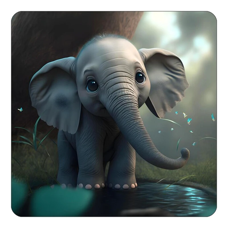 مگنت کاکتی طرح حیوانات کارتونی مدل mp27963