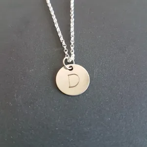 گردنبند نقره زنانه مدل حرف D