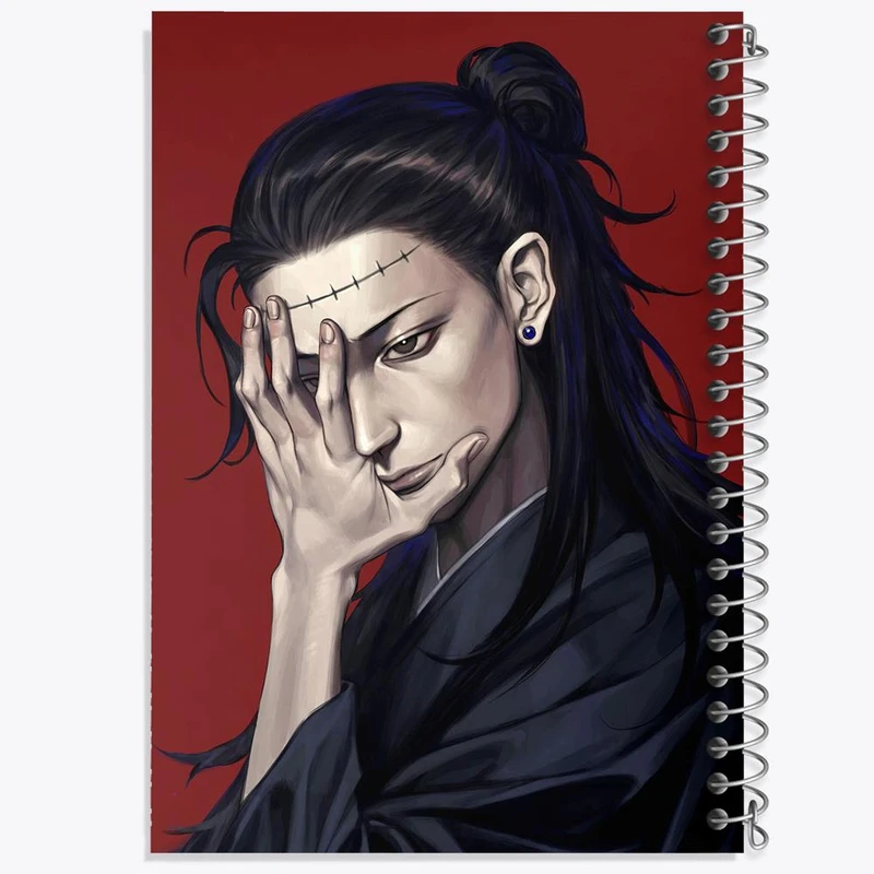 دفتر بولت ژورنال 50 برگ خندالو طرح سوگورو گتو انیمه جوجوتسو کایزن کد 11081