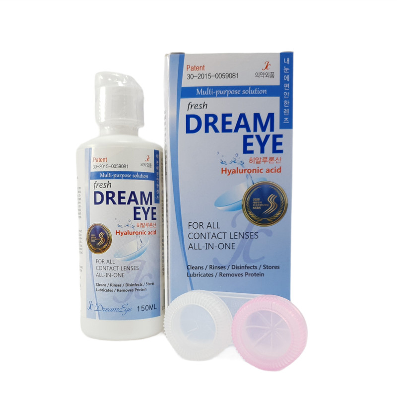 محلول شستشوی لنز دریم آی مدل All-In-One حجم 150 میلی لیتر