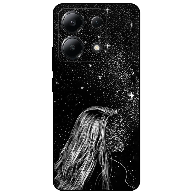 کاور مگافون طرح دخترانه مدل 8264 مناسب برای گوشی موبایل شیائومی Redmi Note 13 4G