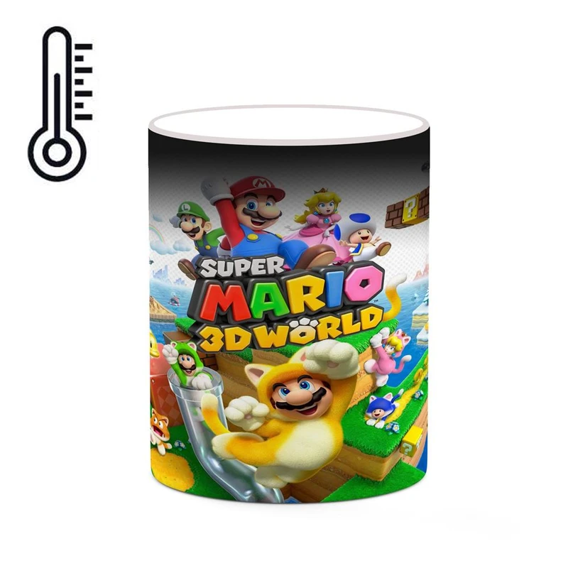 ماگ حرارتی کاکتی مدل بازی سوپر ماریو Super Mario World کد mgh30665