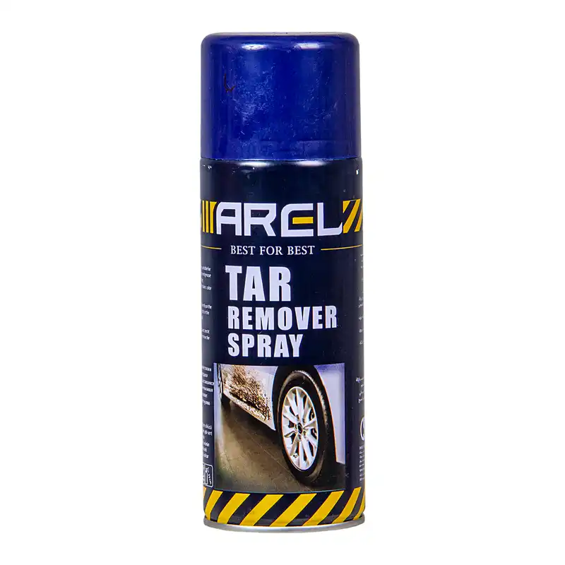 اسپری پاک کننده قیر و چسب خودرو آرل کد p8 حجم 450 میلی لیتر