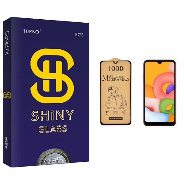 محافظ صفحه نمایش سرامیکی آتوچبو مدل Shiny Glass مناسب برای گوشی موبایل سامسونگ Galaxy A01