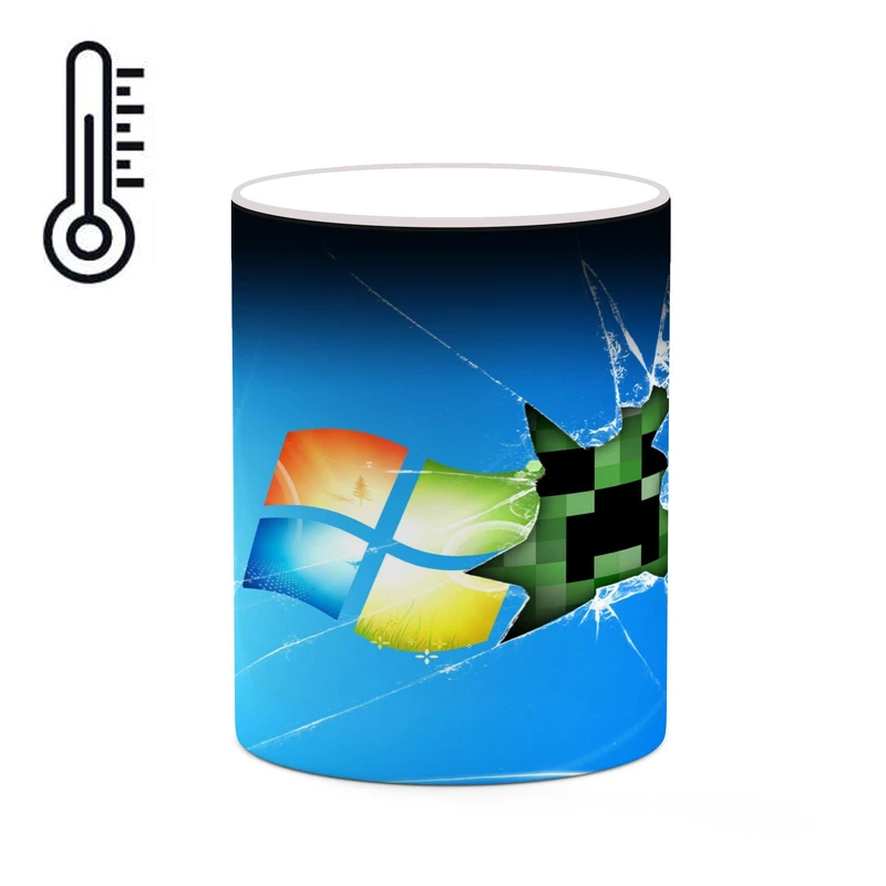 ماگ حرارتی کاکتی طرح ماینکرافت minecraft مدل mgh41546
