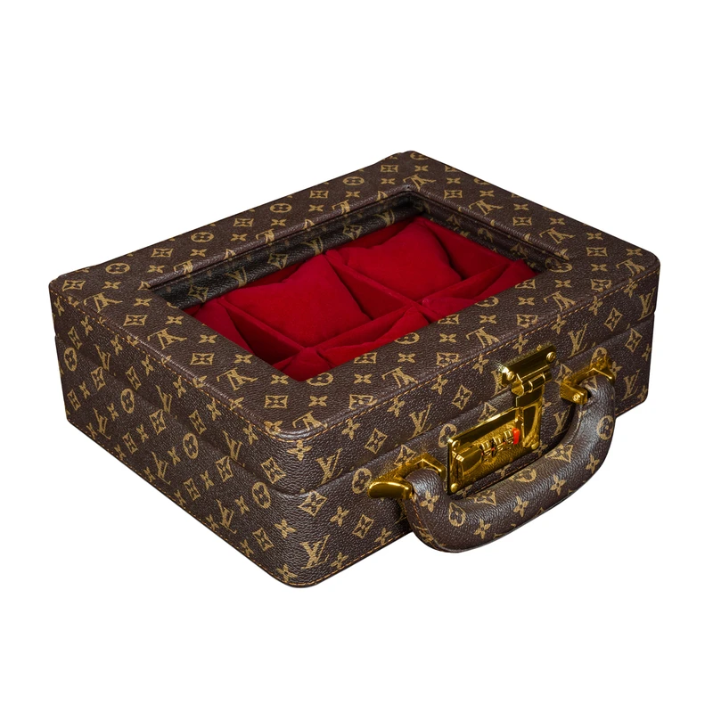 جعبه ساعت مدل 6 خانه چرمی کیف سامسونتی کد TW-2482