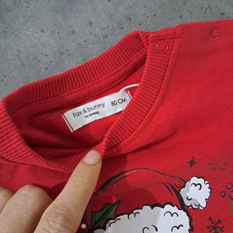 سویشرت نوزادی سین سی مدل santa,s helper