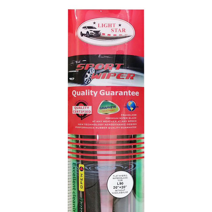 تیغه برف پاک کن لایت استار مدل هیبریدی مناسب برای L90 بسته 2 عددی