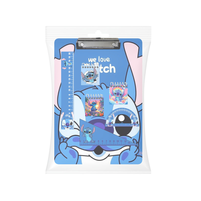 بسته لوازم تحریر مدل استیچ مجموعه 7 عددی