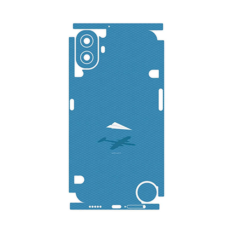 برچسب پوششی ماهوت مدل Minimal Paper Airplane-FullSkin مناسب برای گوشی موبایل ناتینگ CMF Phone 1
