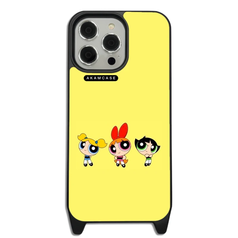 کاور آکام مدل AMCWLA15PROMAX-POWERPUFF GIRLS3 مناسب برای گوشی موبایل اپل iPhone 15 Pro Max