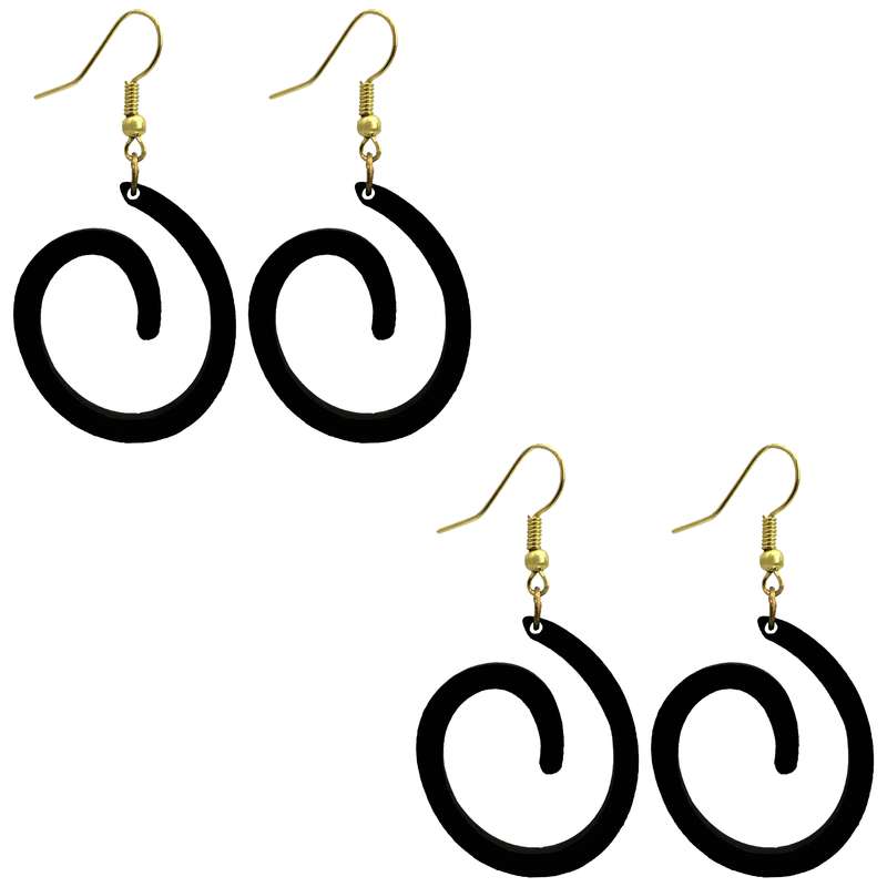 گوشواره زنانه هانستو مدل E2-013 مجموعه 2 عددی