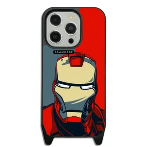AKAM AMC-WLA15PRO-IRON MAN6 Cover For Apple iPhone 15 Pro