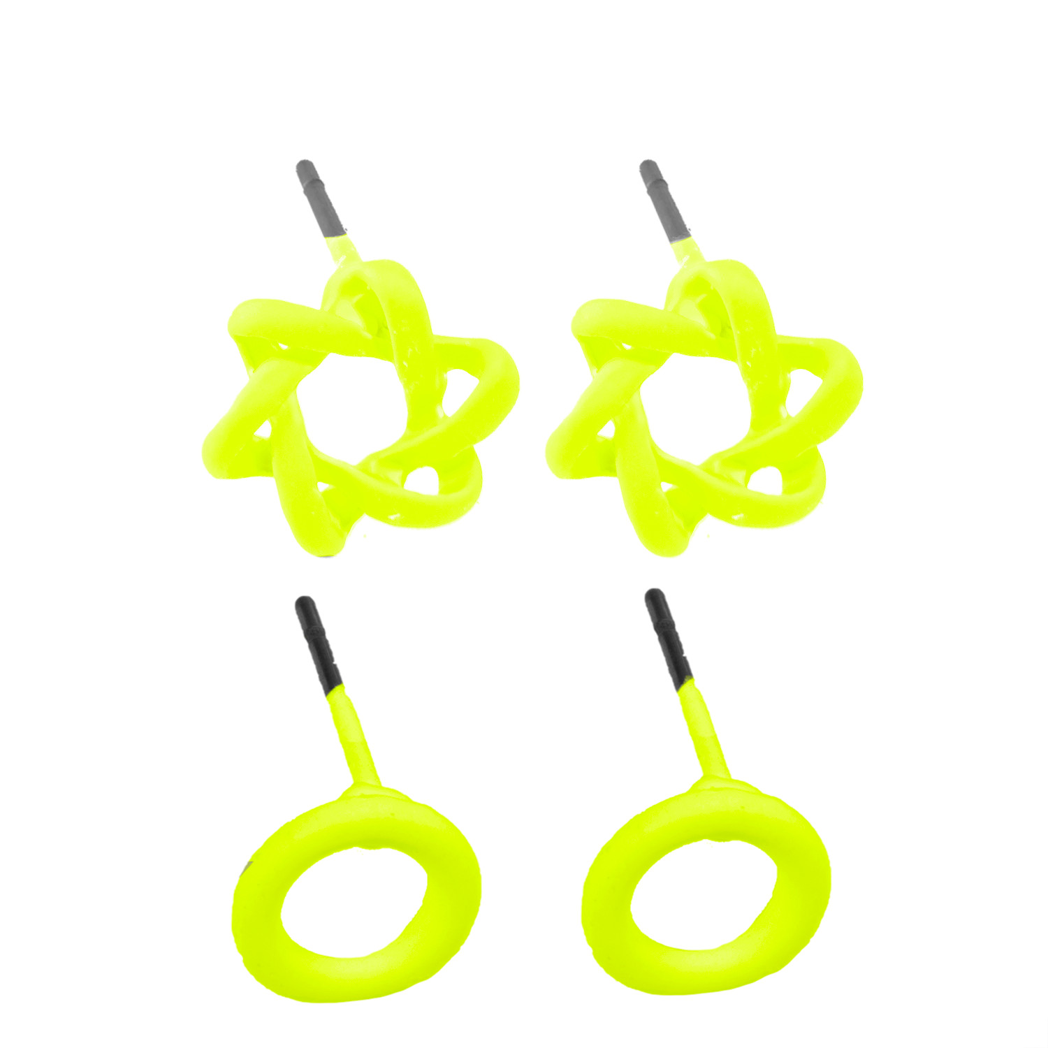 گوشواره زنانه کد RKH_335 مجموعه 2 عددی