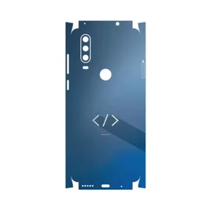 MAHOOT Minimal Coding icon-FullSkin Cover Sticker for Motorola One Action