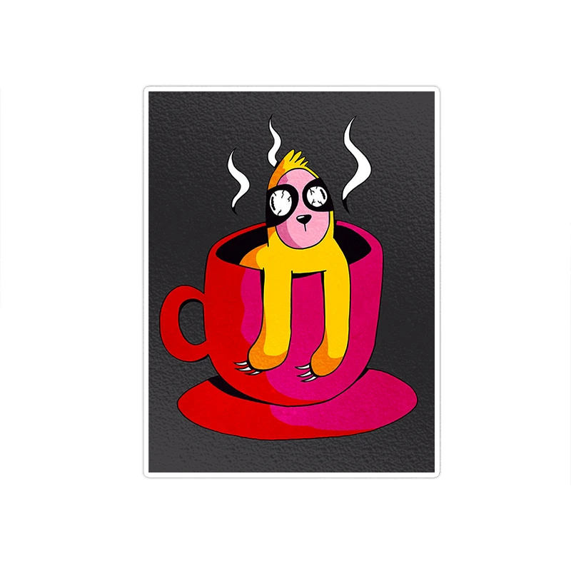 استیکر تزئینی موبایل و تبلت ماسا دیزاین مدل stkv0275 طرح coffee