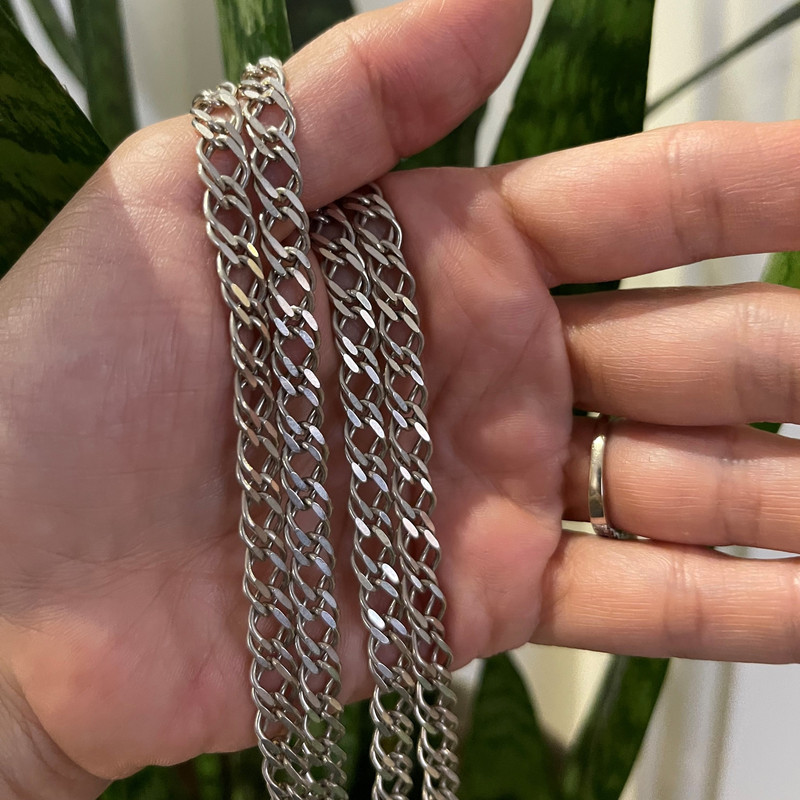 زنجیر نقره مردانه گالری ظهیرالدینی مدل Double 60-65 زنجیر نقره مردانه گالری ظهیرالدینی مدل Double 60-65