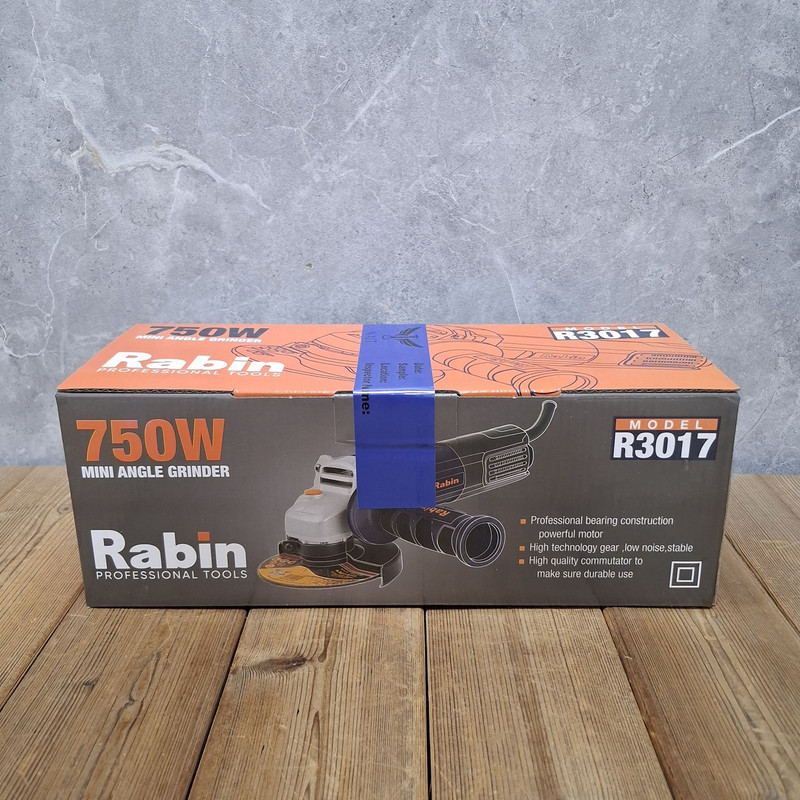 مینی فرز صنعتی رابین 115 میلی متری 750 وات رابین مدل 750W کد 3017