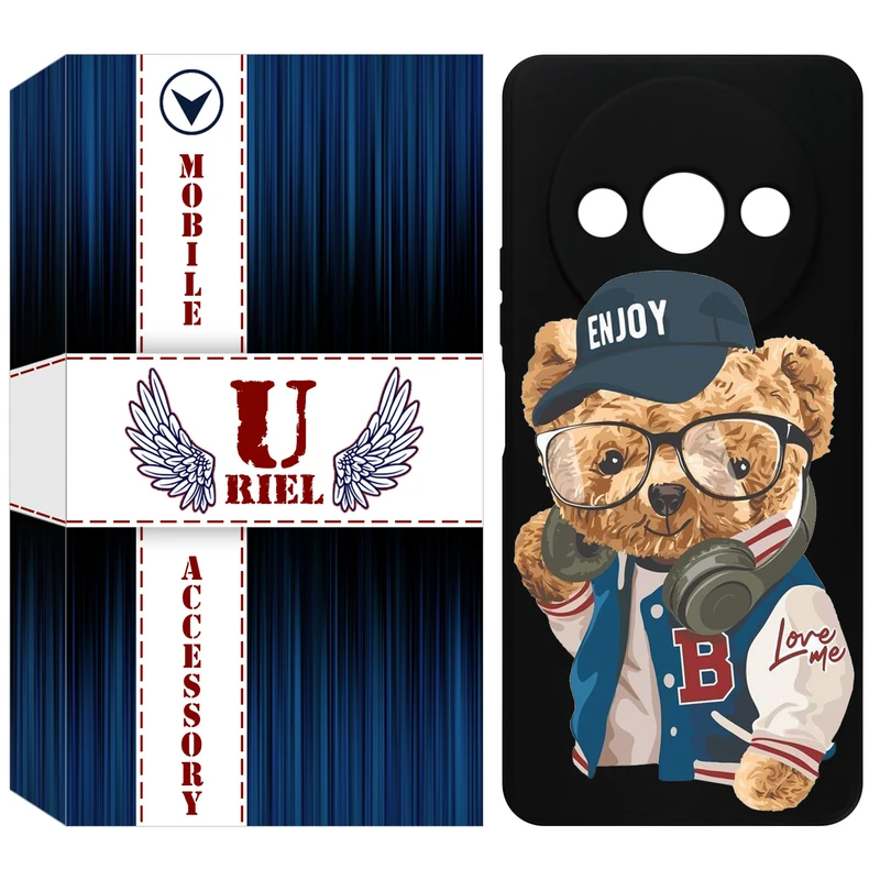 کاور یوریل قاب مدل KSH کد 35 طرح تدی مناسب برای گوشی موبایل شیائومی Redmi A3 / A3x