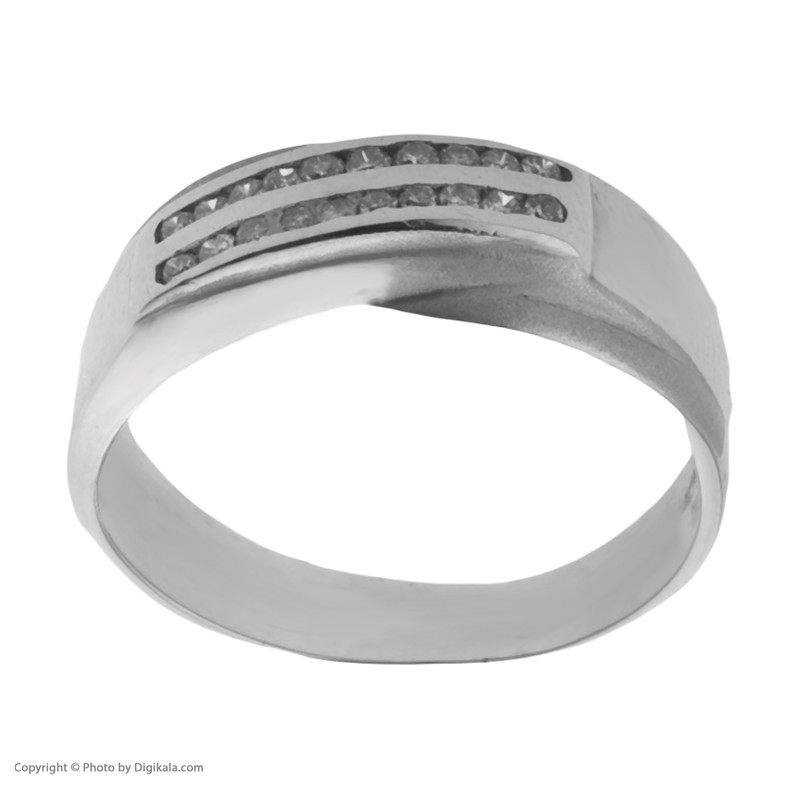 حلقه طلا 18 عیار زنانه مایا ماهک مدل SR0510 - 2