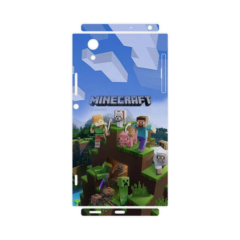 برچسب پوششی ماهوت مدل Minecraft-Game-FullSkin مناسب برای گوشی موبایل سونی Xperia XA1