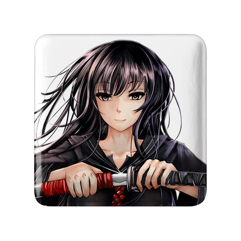 پیکسل خندالو طرح تینا انیمه گلوله سیاه مدل مربعی کد 35855