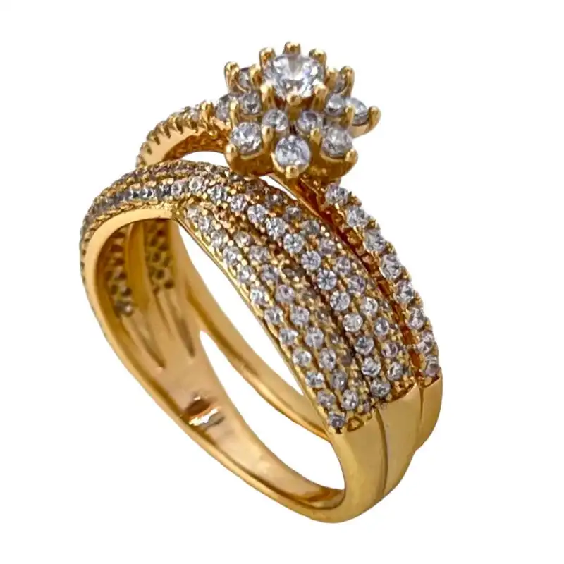 انگشتر زنانه ژوپینگ مدل فلاور گل کد R4531