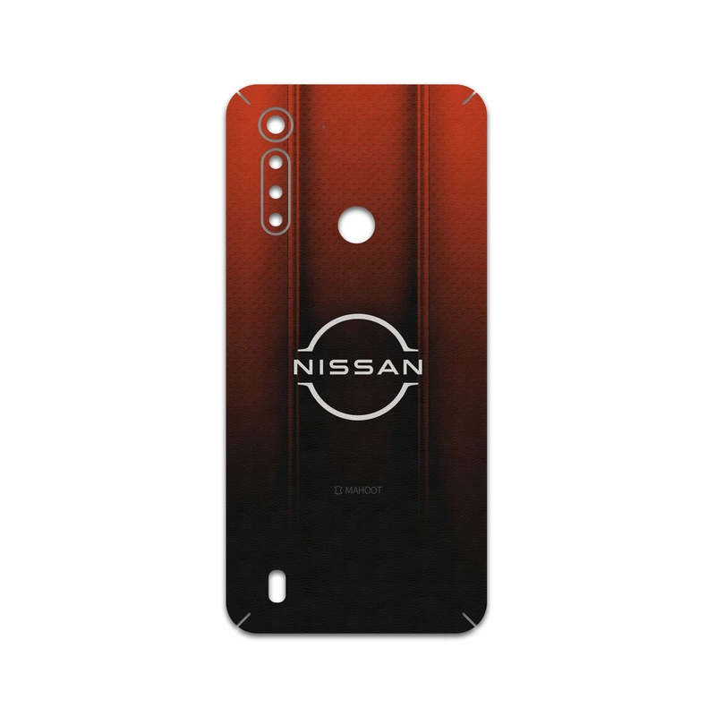 برچسب پوششی ماهوت مدل Nissan مناسب برای گوشی موبایل موتورولا Moto e6 Plus