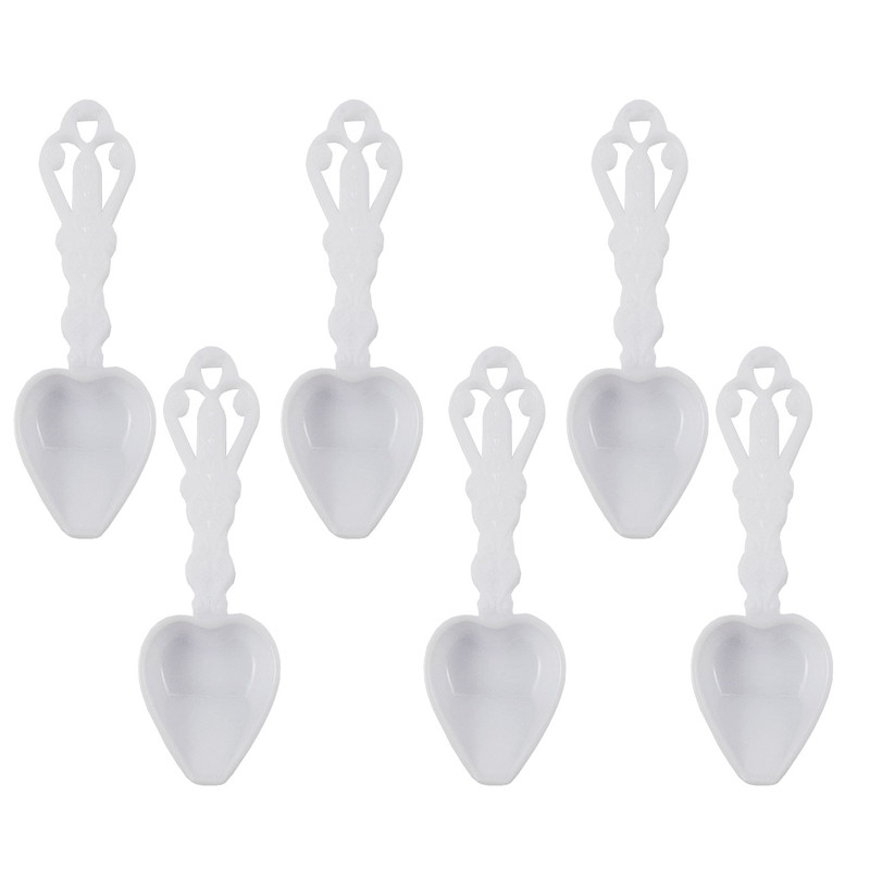 پیمانه ادویه طرح قلب بسته 6 عددی