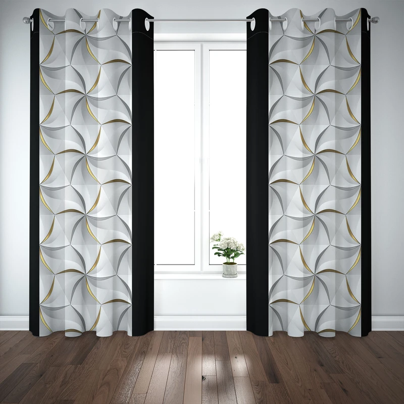 پرده مدل b0909 سایز 140×280 سانتی متر