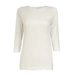 بلوز آستین سه ربع زنانه مدل ایلدیز گلدار کد 1907