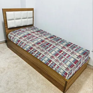 ملحفه کتان مدل لوکال یک نفره سایز 200x90 سانتی‌متر