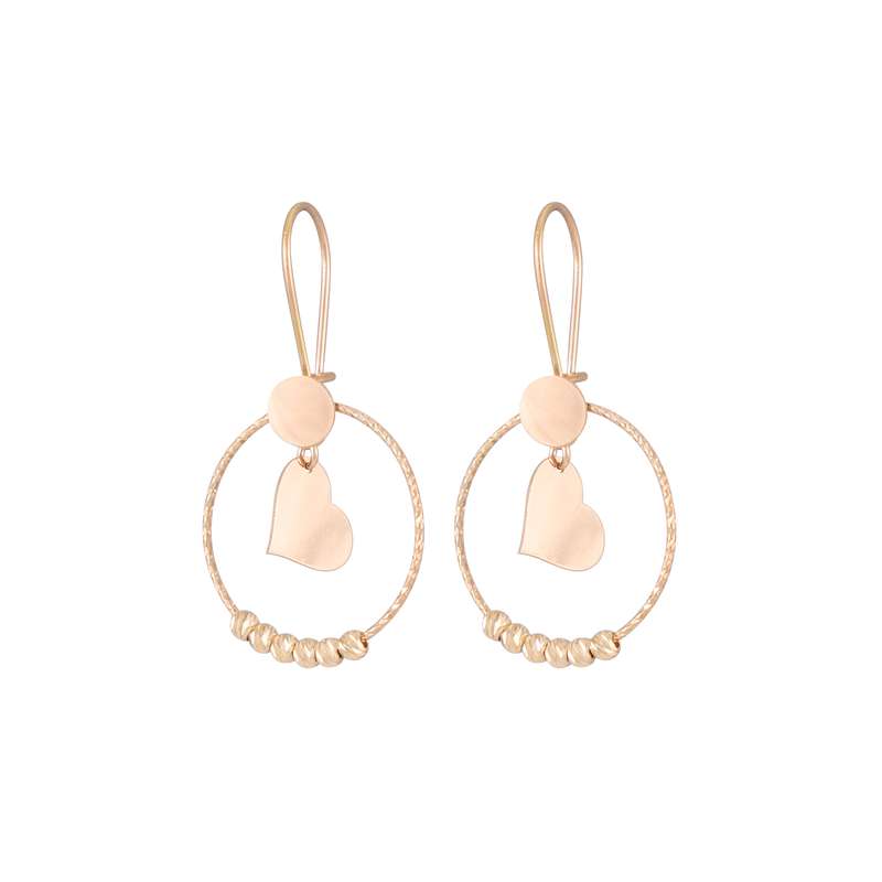 گوشواره طلا 18 عیار زنانه کد G954