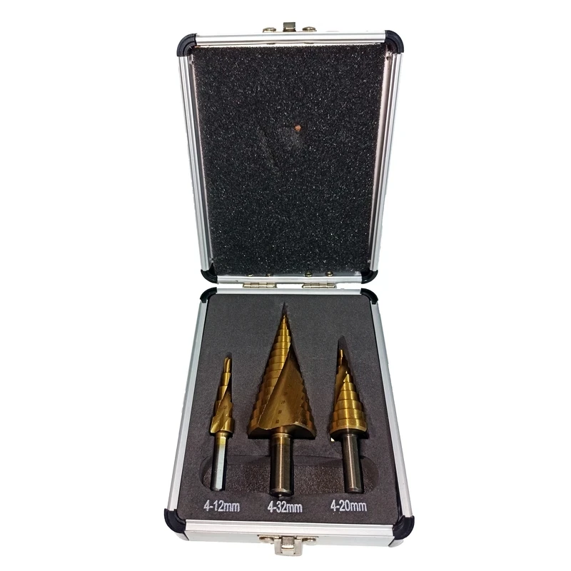 مته کاری بریکس مدل شیار دار کد AJ-BRIX-3PCS-SH مجموعه 3 عددی