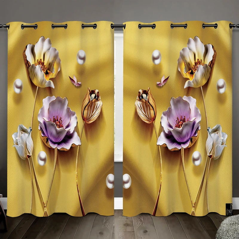 پرده رنس مدل C32-50824 سایز 190x140 سانتی متر